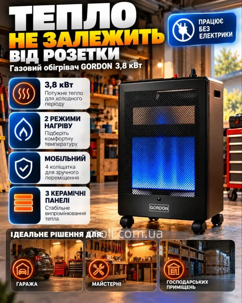 Тепло не залежить від розетки